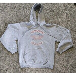 Aerosmith Band Hoodie Unisex Size Medium M Boston Pride MA